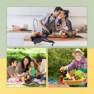 RAINBEAN Metal Aluminum Alloy Heavy Duty Hand Press Lemon Squeezer in Black. View a larger version of this product image.