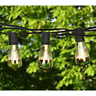 Alternate image 1 for Ambience Gold Teardrop Bulb Non-Hanging String Lights - ST38, 1W, 26 Ft, 2700K