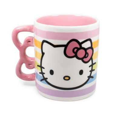 Hello Kitty Bow Handle Ceramic Coffee Mug Large Cup For Home Kitchen  Houseware Essentials, Novelty Drinkware Kawaii Anime Gifts, Official Sanrio  Collectible Holds 20 Ounces | Bed Bath & Beyond