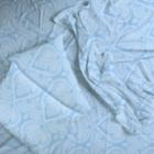 Alternate image 2 for Lux Decor Collection 4-Pieces Deep Pocket Microfiber Printed Bed Sheet Set in Twin Size Blue