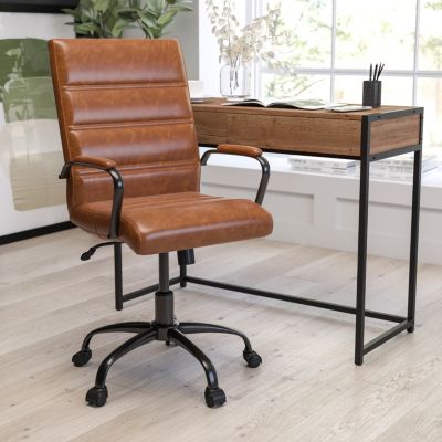 Brown Leather Desk Chair Bed Bath, Desk Chair Leather Brown