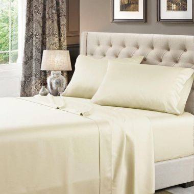 Egyptian Linens Solid 600 Thread Count Cotton Sheets Set. View a larger version of this product image.