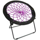 Alternate image 0 for Zenithen Limited Bungee Folding Dish Circular Dorm/Bedroom Chairs (Pack of 1, Plum)
