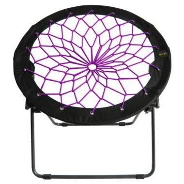 Zenithen Limited Bungee Folding Dish Circular Dorm/Bedroom Chairs (Pack of 1, Plum). View a larger version of this product image.