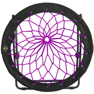 Zenithen Limited Bungee Folding Dish Circular Dorm/Bedroom Chairs (Pack of 1, Plum). View a larger version of this product image.