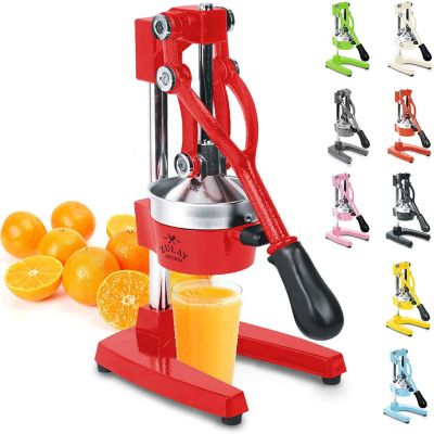 Zulay Kitchen Professional Heavy Duty Citrus Juicer - Pomegranate Red