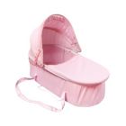 Alternate image 3 for Badger Basket Co. Pink Gingham 3-in-1 Doll Pram, Carrier, and Stroller