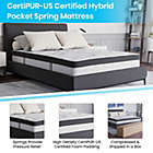 Alternate image 2 for Emma and Oliver 10 Inch Hybrid Pocket Spring Mattress, Full Mattress in a Box