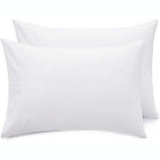 Stock Preferred 20"x30" PolyCotton Envelope Bed Pillow Covers Case in 8-Pieces White