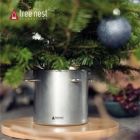 Alternate image 2 for Tree Nest Moonlight Christmas Tree Stand for Real Trees, Silver
