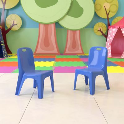 Plastic Zoro Select 16A323 Stacking Chair Blue 
