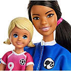 Alternate image 1 for Barbie Soccer Coach Playset with Brunette Soccer Coach Doll, Student Doll and Accessories