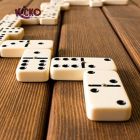 Alternate image 3 for Kicko Domino Set - Classic 28 Pieces Double Six In Durable Wooden Brown Box