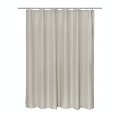Carnation Home Fashions "Grace" Jacquard Shower Curtain - 70" x 84", Silver. View a larger version of this product image.