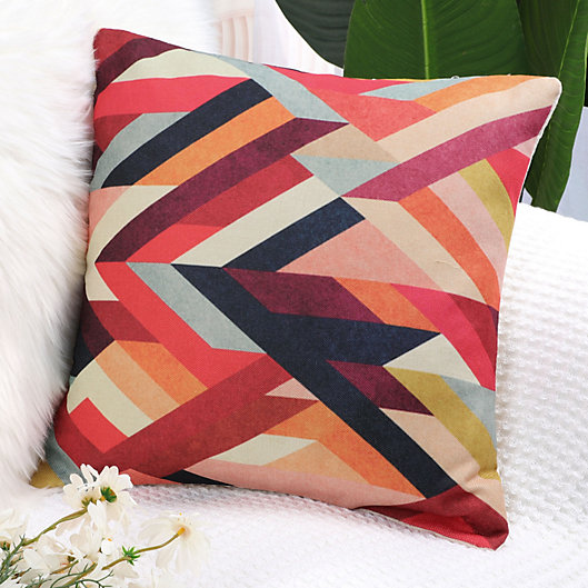 18" Cotton Linen Geometric Cushion Cover Throw Pillow Case Sofa Home Decor 
