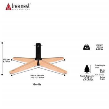 Tree Nest Decorations (#220515) Gentle Tree Stand, White. View a larger version of this product image.