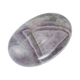 Unique Bargains Faux Crystal Palm Stone Oval Polished Worry Stones Amethyst Palm Stones, for Anxiety Relief Meditation Yoga Spiritual Reiki Positvity