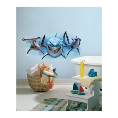 Roommates Decor Disney Pixar Finding Nemo Sharks Giant Wall Decal. View a larger version of this product image.