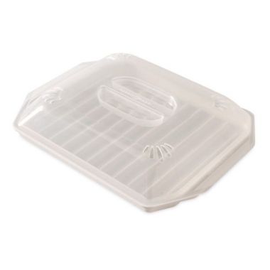 Nordic Ware Compact Microwave Bacon Tray with Lid. View a larger version of this product image.