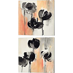Great Art Now Blushing Tulips by Lanie Loreth 14-Inch x 14-Inch Canvas Wall Art (Set of 2)