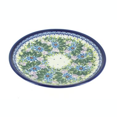 Blue Rose Polish Pottery 1102 Kalich Dessert Plate. View a larger version of this product image.