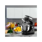 Alternate image 2 for Whall Kinfai Electric Kitchen Stand Mixer Machine with 4.5 Quart Bowl for Baking, Dough, Cooking, Black
