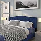 Alternate image 0 for Emma + Oliver Tufted Upholstered King Size Headboard in Navy Fabric