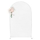Alternate image 1 for Infinity Merch Wedding Arch Door Flower Balloon Rack Background White