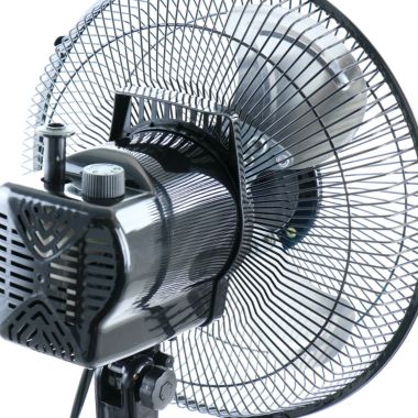 Impress Mighty Mite 10 Inch 3 Speed High Velocity Standing Fan in Black. View a larger version of this product image.