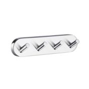 Smedbo Home 7" Quadruple Hook Polished Chrome