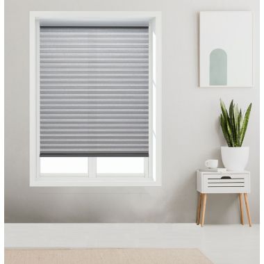 Linen Avenue Custom Cordless 32" W x 66" H Platinum Light FIltering Cellular Shade. View a larger version of this product image.
