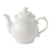 Juvale 24 oz White Porcelain Teapot,Tea Pot, Decorative China Tea Pot for 3 Cups (720 ml)
