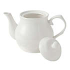 Alternate image 1 for Juvale 24 oz White Porcelain Teapot,Tea Pot, Decorative China Tea Pot for 3 Cups (720 ml)
