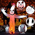 Alternate image 1 for CAMULAND Halloween Ghost inflatable Built-in LED Lights with Ground Stakes, Ropes and Sandbags, LED Lights Blow Up outdoor Decor for Yard, Gardens and Lawns