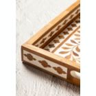 Alternate image 3 for GAURI KOHLI Jodhpur Wood Inlay Decorative Tray, 20" x 15"