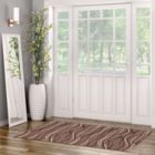 Alternate image 3 for Chaudhary Living 2' x 3' Off White and Brown Abstract Rectangular Area Throw Rug