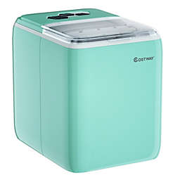 Slickblue 44 lbs Portable Countertop Ice Maker Machine with Scoop-Green