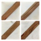 Alternate image 0 for Laurie Gates California Designs Mango Wood and White Marble Square 4 Piece Coaster Set