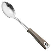 Martha Stewart Stainless Steel Serving Spoon in Taupe