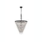 Alternate image 0 for Elegant Lighting Nordic 7 lights black chandelier
