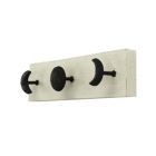 Alternate image 2 for Kalends Black Decorative Wall Mounted Moon Phase Hook Coat Hanger -  5 Hooks