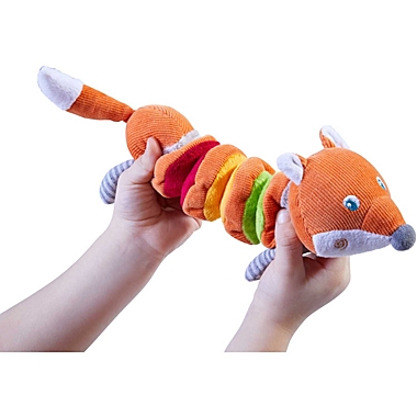 HABA Fox Foxy Multi-Sensory Corduroy Plush Baby Toy. View a larger version of this product image.