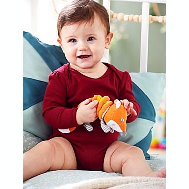 HABA Fox Foxy Multi-Sensory Corduroy Plush Baby Toy. View a larger version of this product image.