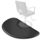 Alternate image 0 for Saloniture Salon & Barber Shop Chair Anti-Fatigue Floor Mat - Black Semi Circle