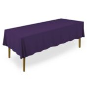 Lann's Linens - Premium Tablecloth for Wedding / Banquet / Restaurant - Rectangular Polyester Fabric Table Cloth