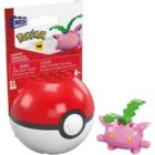 Alternate image 0 for MEGA Pokemon Hoppip Building Set with 21 Compatible Bricks and Pieces and Poke Ball