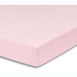 Everyday Kids Pink Fitted Crib Sheet