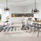 Alternate image 1 for Hooya Imp.& Exp.  5-Light Metal Drum Shape Industrial Pendant Light