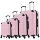 Alternate image 0 for Infinity Merch 4 Piece Set Luggage Expandable Suitcase in Pink