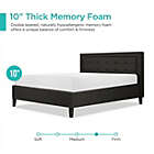 Alternate image 2 for Best Choice Products 10" Queen Size Memory Foam Mattress